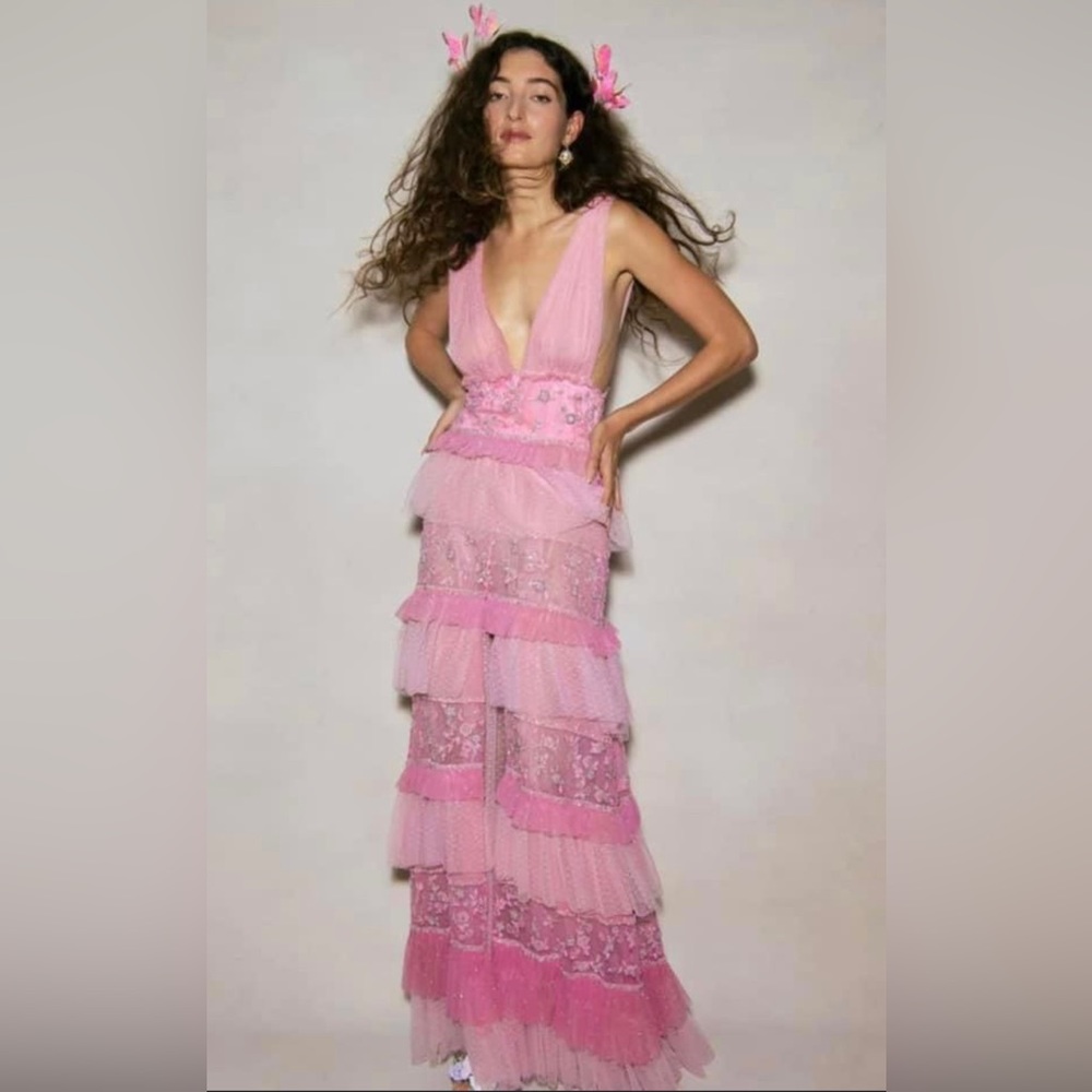 Amazing Love Shack Fancy Estate tiered dress 6